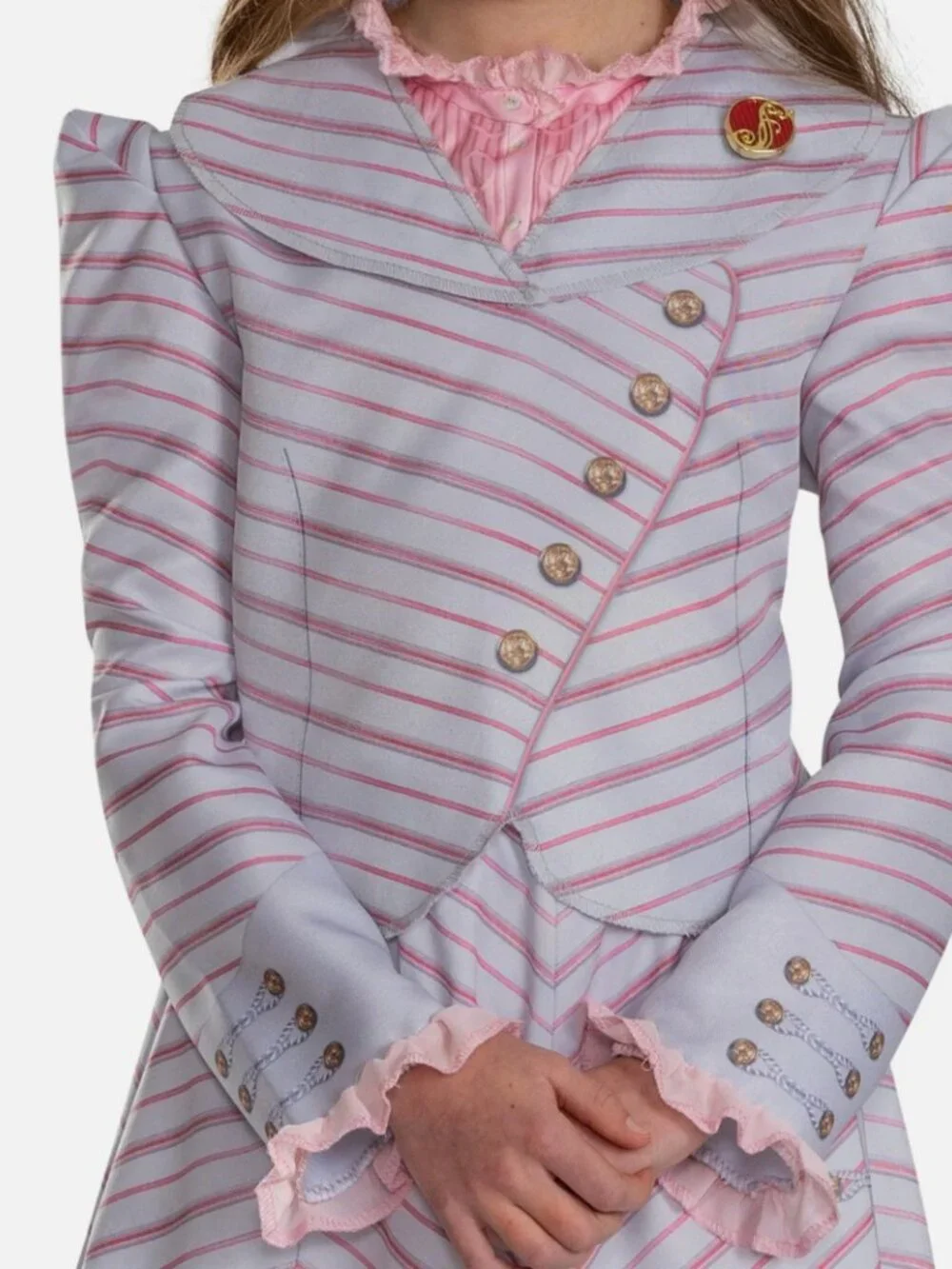 Wicked Glinda University Halloween Costume 4/6 Dress Movie Musical Girls Kids